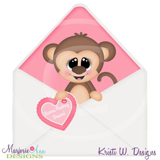 Wanna Monkey Around Cutting Files-Includes Clipart - Click Image to Close